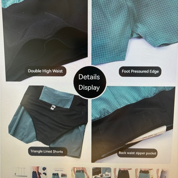 Mens Trail Running Short with pockets - Picture 7 of 8